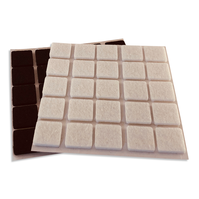 Selvklæbende filtpuder, kvadratisk | CL91-101