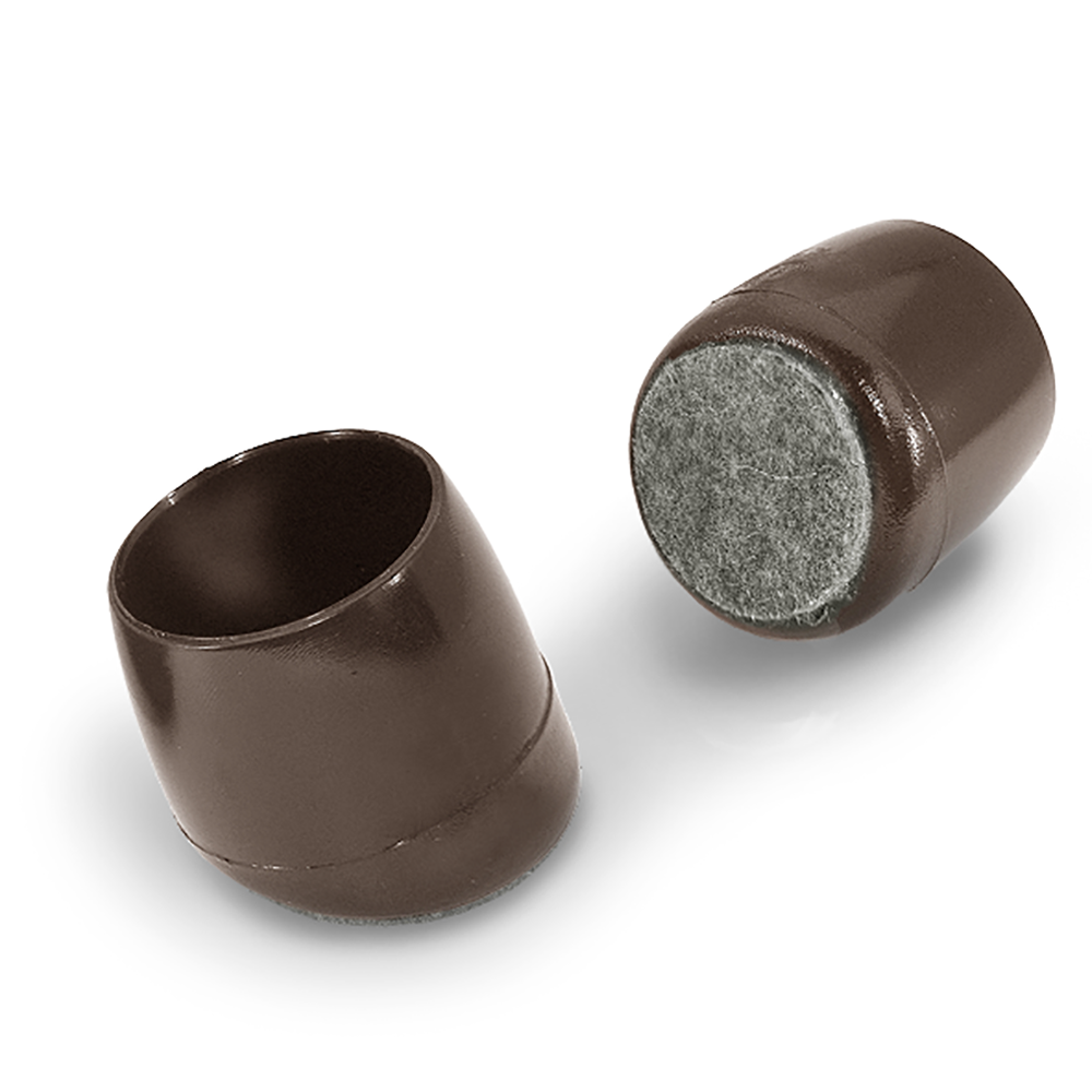 Dupsko med filt til stålben, rund - vinkel | CL31-250